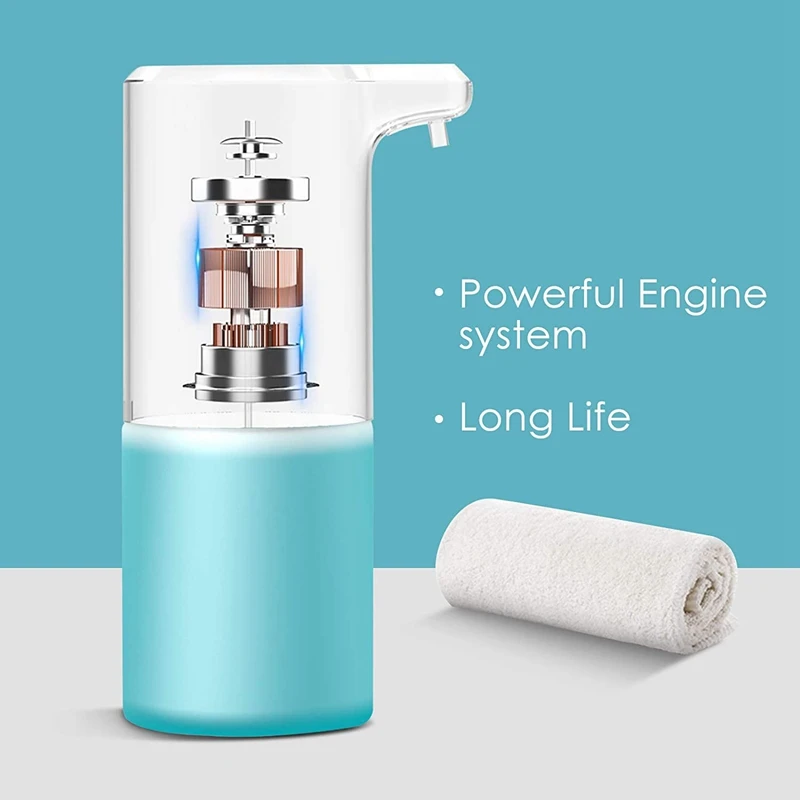 Automatic Soap Dispenser,Auto Sensor Touchless Infrared Motion Sensor Bathroom Foam Hand Sanitizers Bottle Machine 300ML
Automatic Soap Dispenser,Auto Sensor Touchless Infrared Motion Sensor Bathroom Foam Hand Sanitizers Bottle Machine 300ML