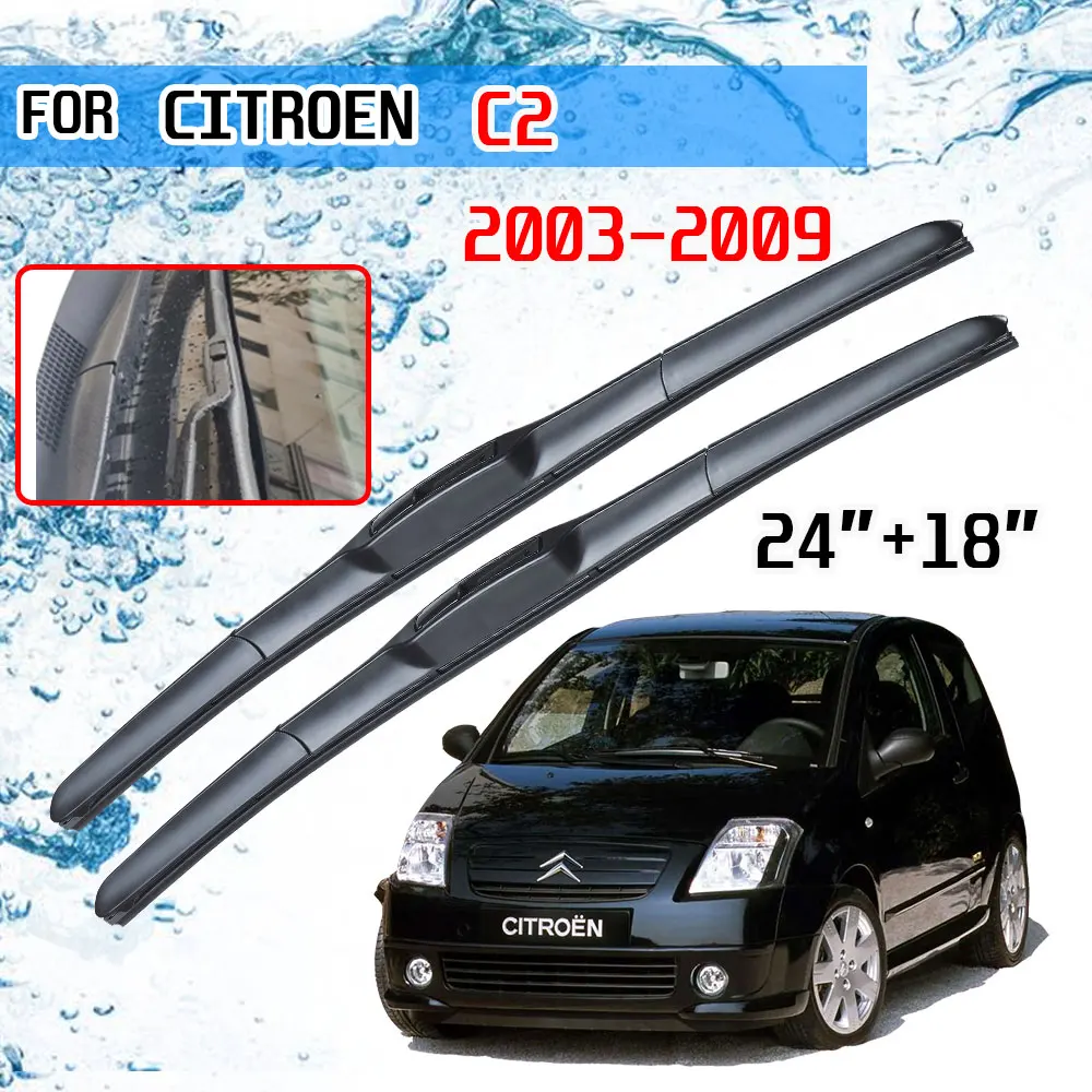 For Citroen C2 2003 2004 2005 2006 2007 2008 2009 Accessories Car Front Windscreen Wiper Blades Brushes Cutter U Type J Hook
For Citroen C2 2003 2004 2005 2006 2007 2008 2009 Accessories Car Front Windscreen Wiper Blades Brushes Cutter U Type J Hook