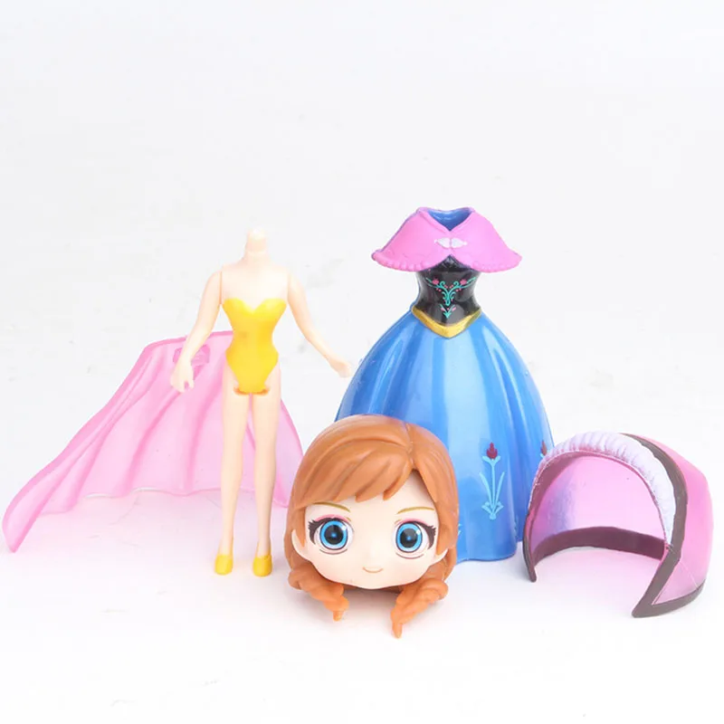 6pcs Disney figures frozen Q Version Princess Change Clothes Dolls Dress Action Figures kids Toys for children 2DS02
6pcs Disney figures frozen Q Version Princess Change Clothes Dolls Dress Action Figures kids Toys for children 2DS02