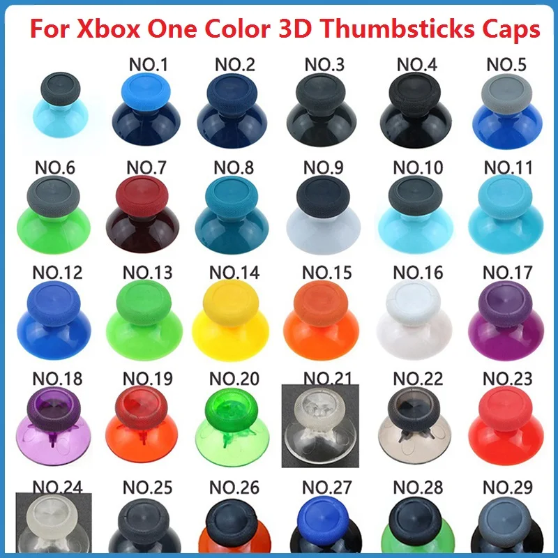 4 шт. для Xbox One Цветные 3D колпачки для аналоговых стиков для Microsoft XBox One XS
4 шт. для Xbox One Цветные 3D колпачки для аналоговых стиков для Microsoft XBox One XS