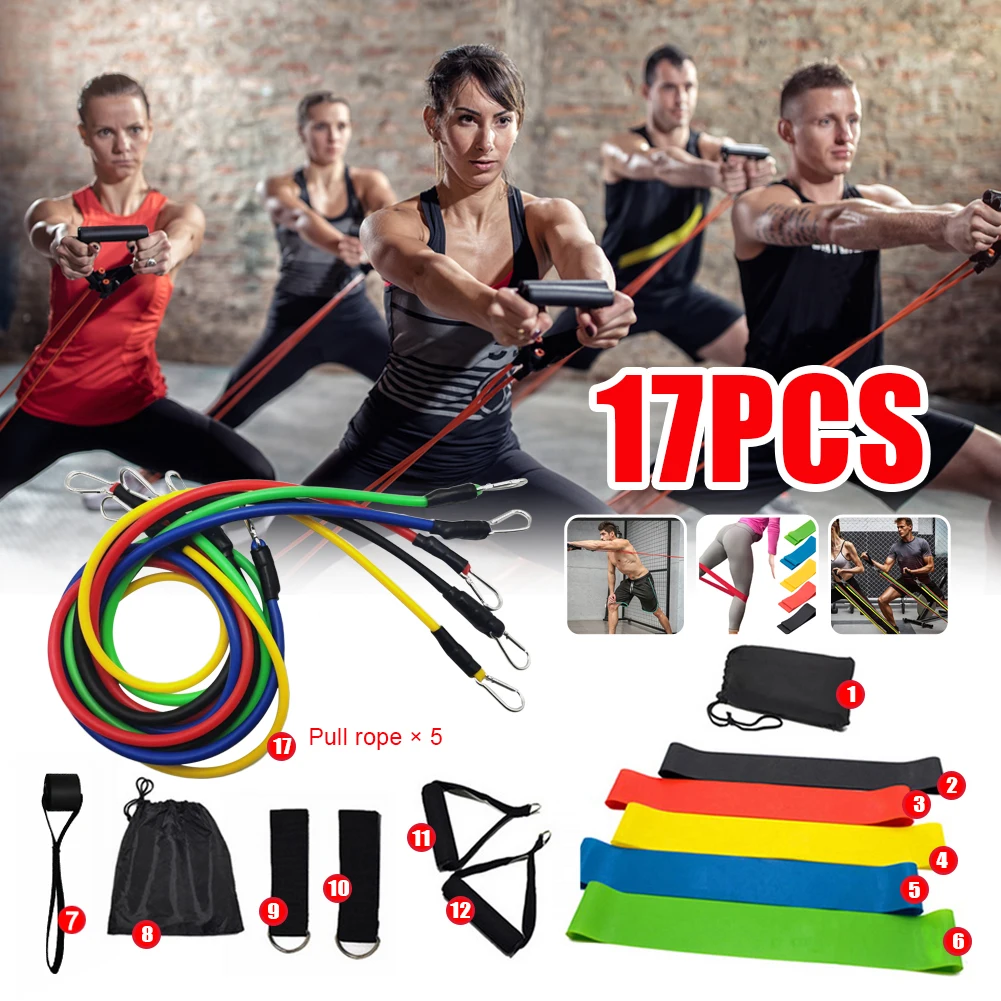 17 Piece Set 100LB Multi-Function Sports Rally Set Yoga Fitness Belt Elastic Rope Carabiner DeviceTpe (5pcs) Resistance Ring
17 Piece Set 100LB Multi-Function Sports Rally Set Yoga Fitness Belt Elastic Rope Carabiner DeviceTpe (5pcs) Resistance Ring