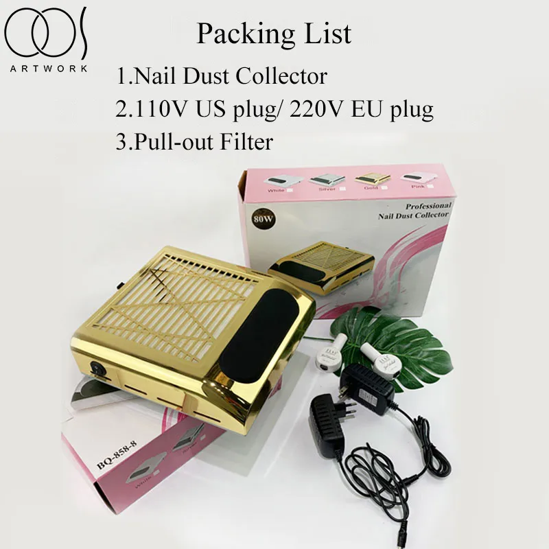 80W Powerful Nail Dust Suction Collector No Woven with Free Washable Filter Vacuum Cleaner Suction Fan Nail Art Salon Equipment
80W Powerful Nail Dust Suction Collector No Woven with Free Washable Filter Vacuum Cleaner Suction Fan Nail Art Salon Equipment