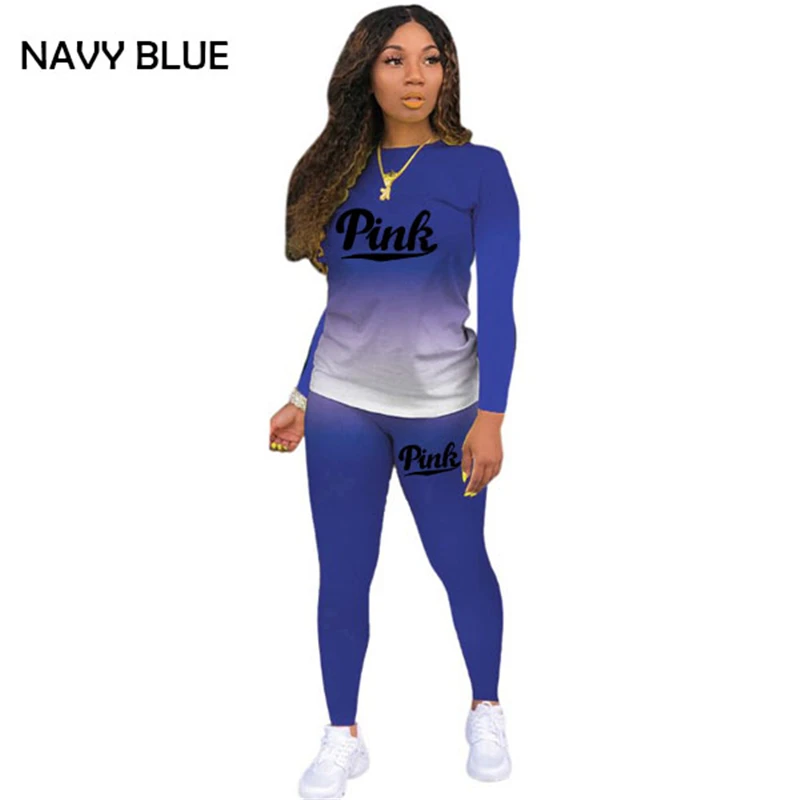 Spring Two Piece Women Base Set Tracksuit Casual Sports Gradient Print Top Fall 2020 Printed Long Sleeve Sweatshirts Plus Size
Spring Two Piece Women Base Set Tracksuit Casual Sports Gradient Print Top Fall 2020 Printed Long Sleeve Sweatshirts Plus Size