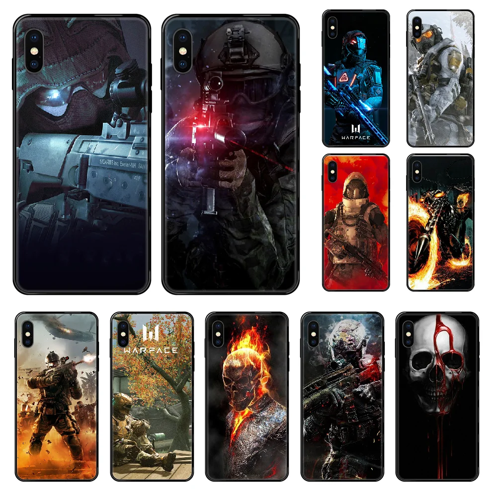 Game Warface Phone case For iphone 4 4s 5 5S SE 5C 6 6S 7 8 plus X XS XR 11 PRO MAX 2020 black silicone shell luxury bumper soft
Game Warface Phone case For iphone 4 4s 5 5S SE 5C 6 6S 7 8 plus X XS XR 11 PRO MAX 2020 black silicone shell luxury bumper soft
