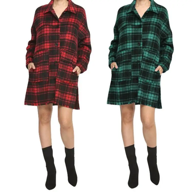 Elegant Turn-down Collar Button Shirt Dress Women 2021 Spring Plaid Print Irregular Party Dress Autumn Long Sleeve Mini Dresses
Elegant Turn-down Collar Button Shirt Dress Women 2021 Spring Plaid Print Irregular Party Dress Autumn Long Sleeve Mini Dresses