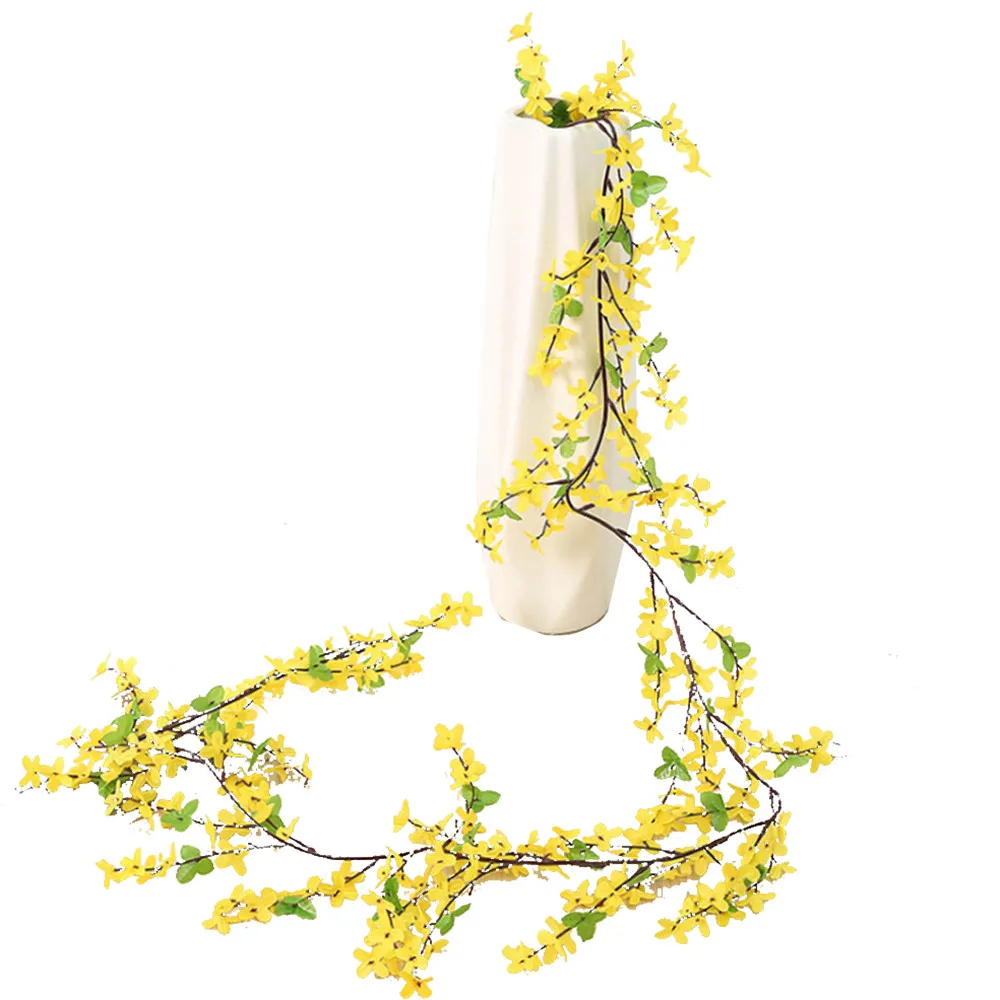 Simulation Small Yellow Flower Rattan Garden Hotel Loft Ceiling Fence Ceiling Decoration DIY Wedding Party Holiday Decoration
Simulation Small Yellow Flower Rattan Garden Hotel Loft Ceiling Fence Ceiling Decoration DIY Wedding Party Holiday Decoration