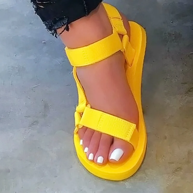 Women's Sandals 2020 Summer Casual Shoes For Woman Ladies Rome Platform Hook Loop Beach Solid Flat Shoes Comfort Female Footwear
Women's Sandals 2020 Summer Casual Shoes For Woman Ladies Rome Platform Hook Loop Beach Solid Flat Shoes Comfort Female Footwear