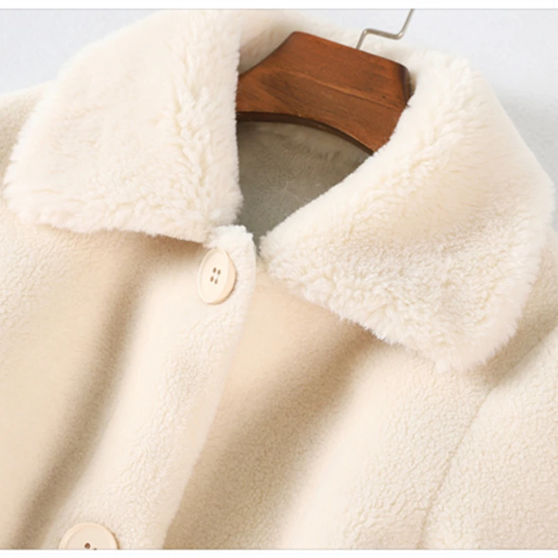 Inter Long Model Women's Jacket Coat Turn-down Collar Warm Double-faced Fur Fashion Women Wool Women M59
Inter Long Model Women's Jacket Coat Turn-down Collar Warm Double-faced Fur Fashion Women Wool Women M59