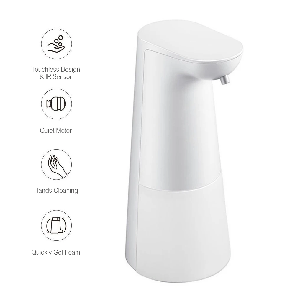 250ml Automatic Foaming Soap Dispenser Touchless Hands Washing Machine Infrared Foam Soap Dispenser Pump for Bathroom Kitchen
250ml Automatic Foaming Soap Dispenser Touchless Hands Washing Machine Infrared Foam Soap Dispenser Pump for Bathroom Kitchen