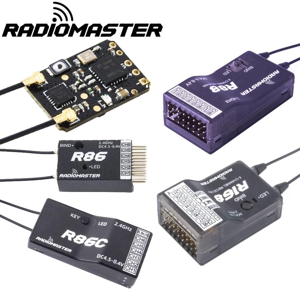 Radiomaster R81 R84 R86 R86C R88 R161 4CH 6CH 8CH 16CH Receiver Receptor SBUS RSSI for FRSKY D8 D16 TX16S SE RC FPV Drones
Radiomaster R81 R84 R86 R86C R88 R161 4CH 6CH 8CH 16CH Receiver Receptor SBUS RSSI for FRSKY D8 D16 TX16S SE RC FPV Drones