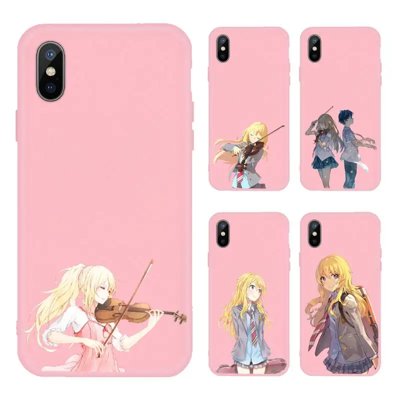Anime Your Lie in April Phone Case Pink Candy Color for iPhone 11 12 mini pro XS MAX 8 7 6 6S Plus X SE 2020 XR
Anime Your Lie in April Phone Case Pink Candy Color for iPhone 11 12 mini pro XS MAX 8 7 6 6S Plus X SE 2020 XR