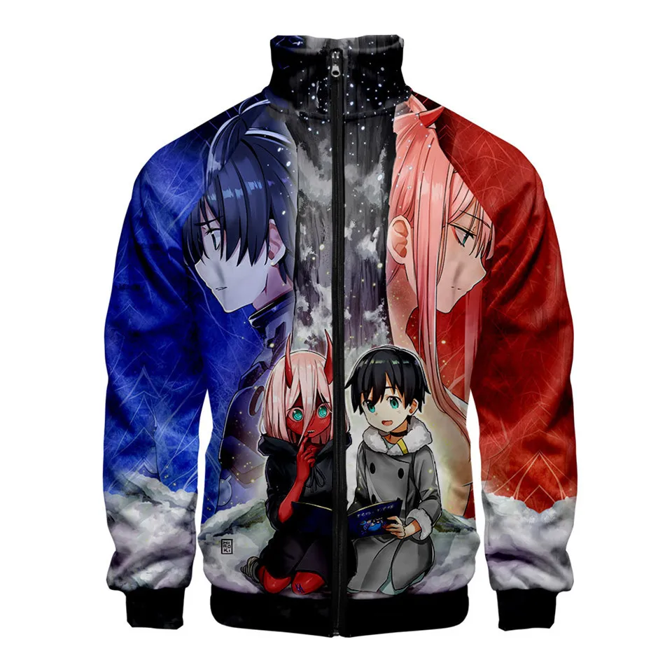 Darling In The Franxx Fashion 3D Stand Collar Hoodies Men Women Anime Dear Frank Zipper Hoodie Long Sleeve Jacket Coat Clothes
Darling In The Franxx Fashion 3D Stand Collar Hoodies Men Women Anime Dear Frank Zipper Hoodie Long Sleeve Jacket Coat Clothes