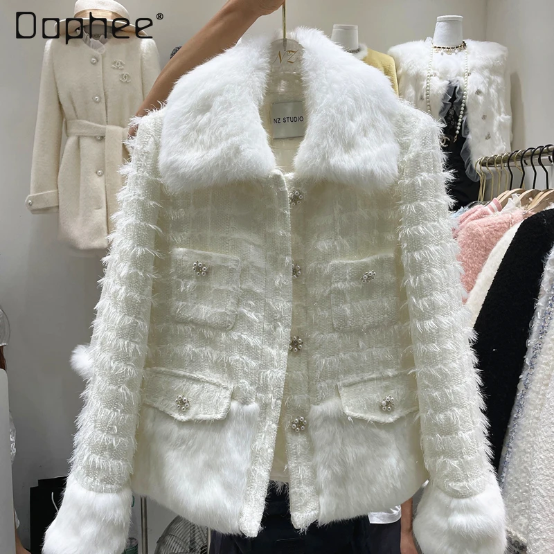 Модное женское утепленное пальто с вышивкой из кроличьего меха, женская одежда 2021, роскошная короткая Серебристая шелковая куртка с бахром...
Модное женское утепленное пальто с вышивкой из кроличьего меха, женская одежда 2021, роскошная короткая Серебристая шелковая куртка с бахром...