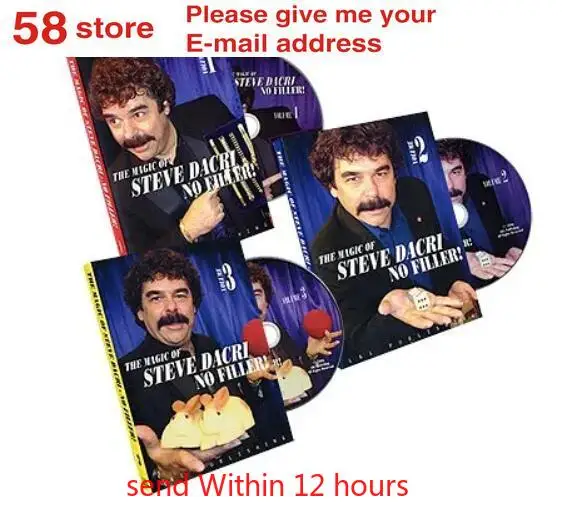Magic of Steve Darci by Steve Dacri - No Filler (3 DVD) , magic tricks (no props)
Magic of Steve Darci by Steve Dacri - No Filler (3 DVD) , magic tricks (no props)