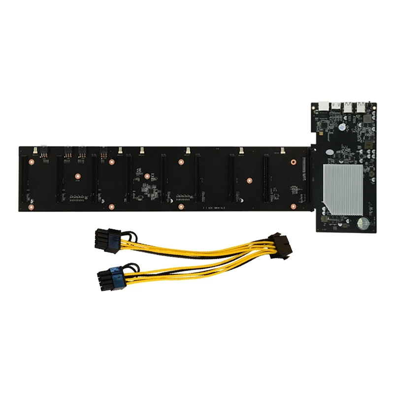 Оригинальная материнская плата для майнинга BTC, 8 карт PCIE X16, слот для графической карты 70 мм, память DDR3 DIMM + 1x8 контактов на два 8-контактного шн...
Оригинальная материнская плата для майнинга BTC, 8 карт PCIE X16, слот для графической карты 70 мм, память DDR3 DIMM + 1x8 контактов на два 8-контактного шн...