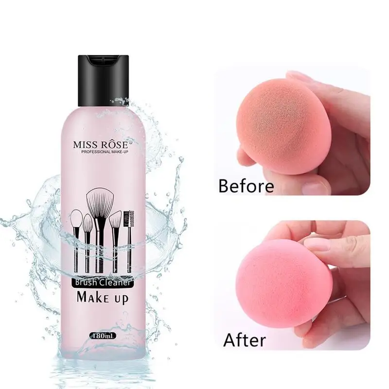 180ml Professional Makeup Brush Liquid Cleaner Quickly Tool Cleaning Cleaner Liquid Blush Sponges Remover Puff Cosmetic B5Y2
180ml Professional Makeup Brush Liquid Cleaner Quickly Tool Cleaning Cleaner Liquid Blush Sponges Remover Puff Cosmetic B5Y2