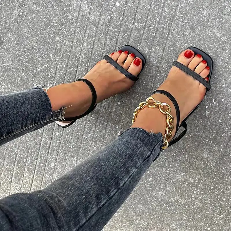 New Summer Women's Sandals Square Toe Ladies High Heels Muller Sexy High Heels Sandals and Slippers Women Fashion Women's Shoes
New Summer Women's Sandals Square Toe Ladies High Heels Muller Sexy High Heels Sandals and Slippers Women Fashion Women's Shoes