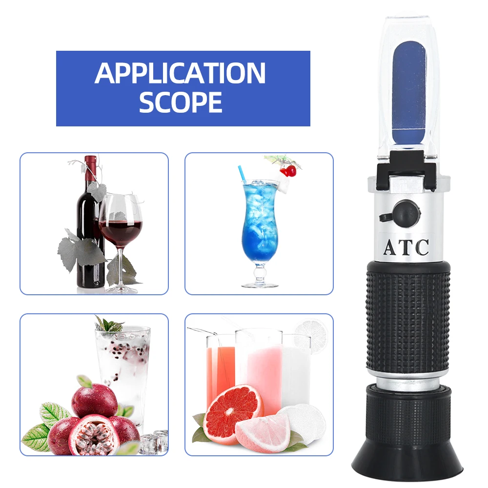 30pcs Handheld Refractometer Grape Juice Brix Tester Wine Sweetness MeterConcentration Tester Tool Brix 0-40% 40% Off
30pcs Handheld Refractometer Grape Juice Brix Tester Wine Sweetness MeterConcentration Tester Tool Brix 0-40% 40% Off