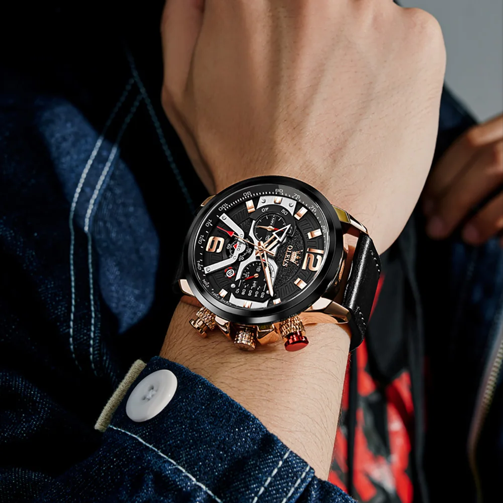 2021 OLEVS Men Watches Top Brand Luxury Men's Wrist Watch Leather Quartz Watch Sports Waterproof Male Clock Relogio Masculino
2021 OLEVS Men Watches Top Brand Luxury Men's Wrist Watch Leather Quartz Watch Sports Waterproof Male Clock Relogio Masculino