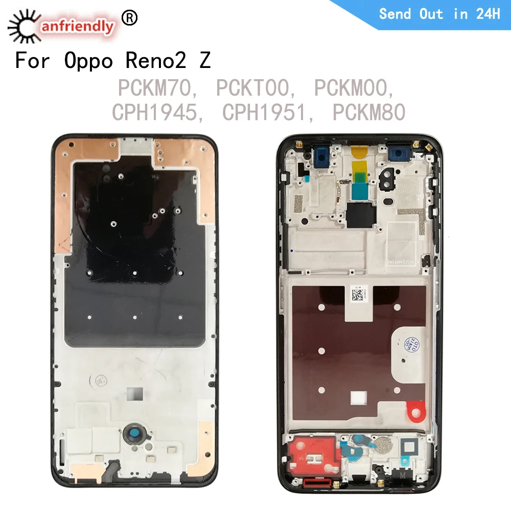 

Middle Frame For OPPO Reno2 Z 2019 PCKM70 PCKT00 PCKM00 CPH1945 CPH1951 PCKM80 Middle Frame Housing Cover Bezel Plate Faceplate