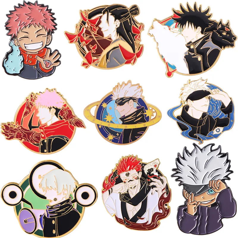Jujutsu Kaisen Itadori Yuji Fushiguro Megumi Gojo Satoru Inumaki Toge Cosplay Cartoon Metal Badge Pin Zinc Alloy Brooch Props
Jujutsu Kaisen Itadori Yuji Fushiguro Megumi Gojo Satoru Inumaki Toge Cosplay Cartoon Metal Badge Pin Zinc Alloy Brooch Props