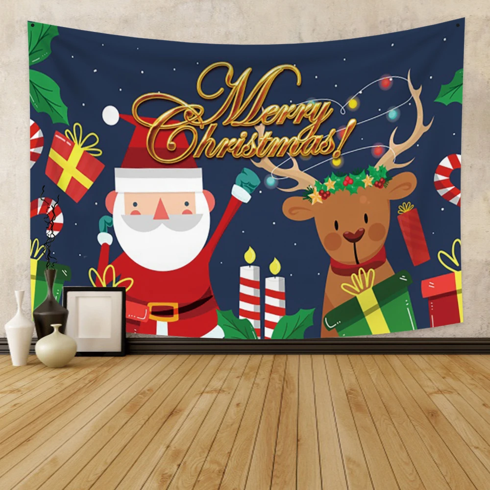 Laeacco Christmas Tapestry Santa Claus Background Wall Hanging Tapestry Holiday Decoration Household Items Big Blanket
Laeacco Christmas Tapestry Santa Claus Background Wall Hanging Tapestry Holiday Decoration Household Items Big Blanket