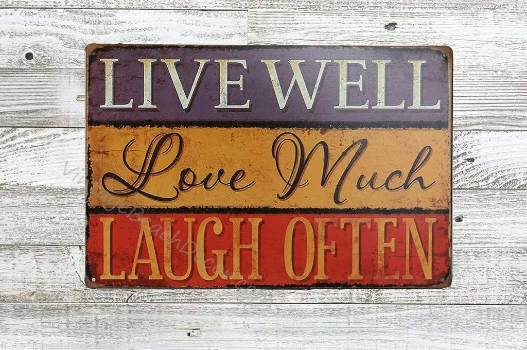 Live Well Love Much Laugh Offen & Beach Tin Signs for Man Cave, Tiki Bar & Beach Decorfsdfs423442 Tin Sign 8"x12"
Live Well Love Much Laugh Offen & Beach Tin Signs for Man Cave, Tiki Bar & Beach Decorfsdfs423442 Tin Sign 8"x12"