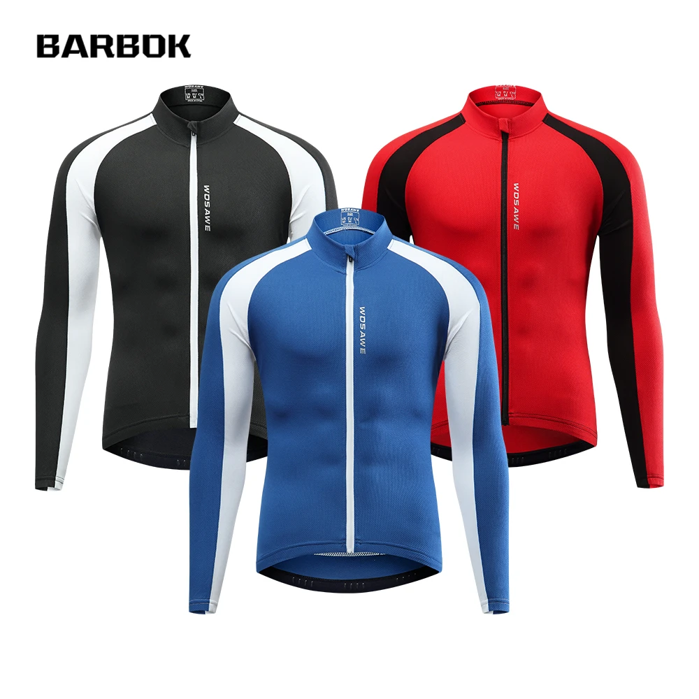 WOSAWE Autumn Pro Team Long Sleeve Jersey Race Cycling Jersey Bicycle Slim Cycling Clothes Mesh Fabric Maillot Ciclismo
WOSAWE Autumn Pro Team Long Sleeve Jersey Race Cycling Jersey Bicycle Slim Cycling Clothes Mesh Fabric Maillot Ciclismo