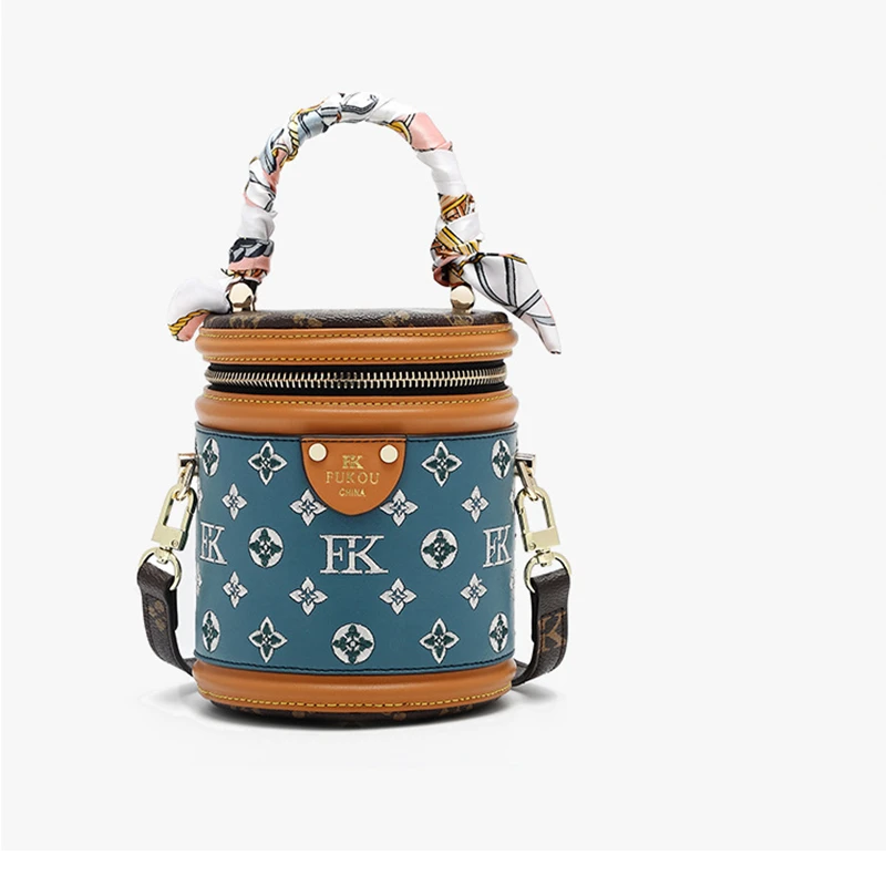 High Quality Women Barrel Shape Handbag 2021 New Fashion Single Shoulder Messenger Bucket Bags Luxury Brand Designer Purse Bolso
High Quality Women Barrel Shape Handbag 2021 New Fashion Single Shoulder Messenger Bucket Bags Luxury Brand Designer Purse Bolso