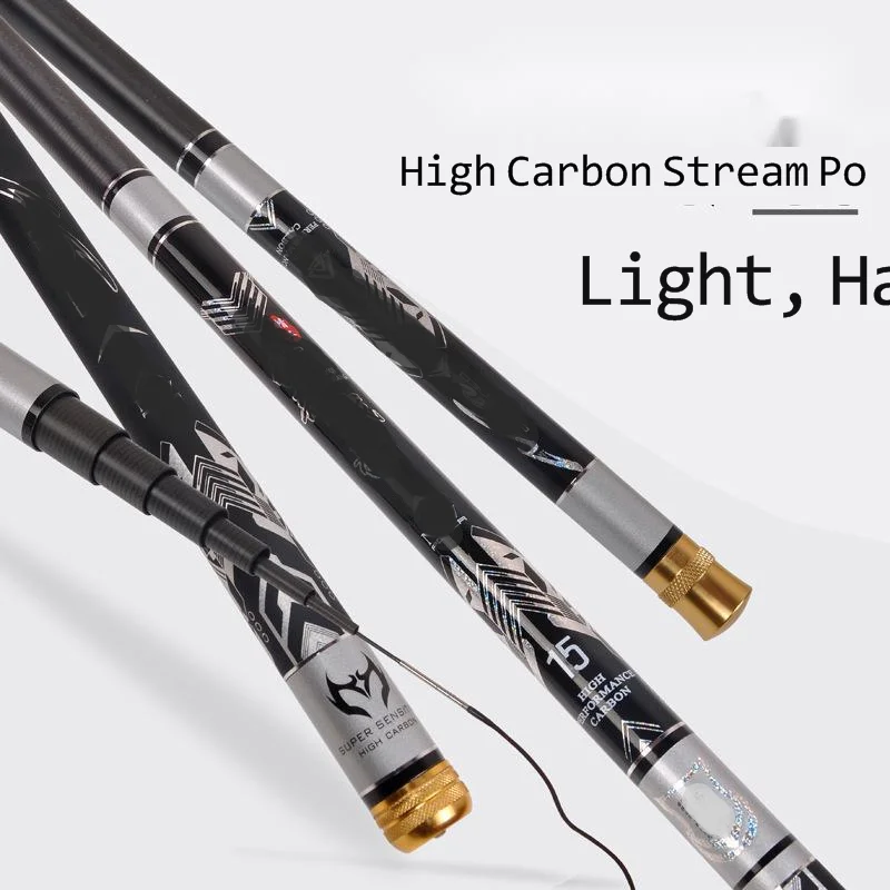 High Carbon Stream Pole Hand Pole 4.5 5.4 6.3 7.2m Ultra Light And Super Hard 28 Adjustable Short Section Fishing Pole
High Carbon Stream Pole Hand Pole 4.5 5.4 6.3 7.2m Ultra Light And Super Hard 28 Adjustable Short Section Fishing Pole