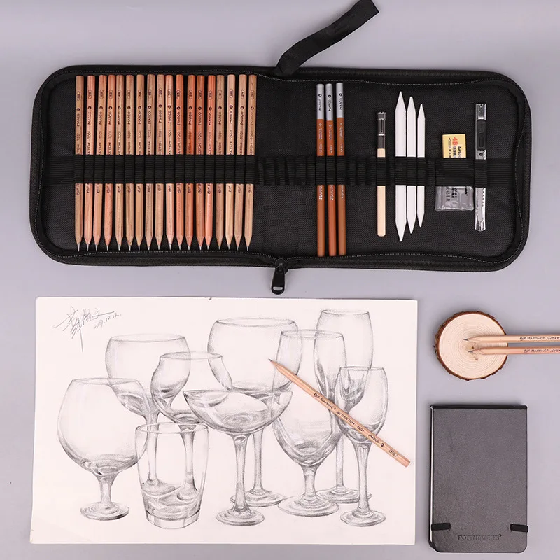 Sketch Drawing Pencil Set Professional Sketching Drawing Charcoal Sketch Tool Brush Set Student With Rubber Art Brush
Sketch Drawing Pencil Set Professional Sketching Drawing Charcoal Sketch Tool Brush Set Student With Rubber Art Brush