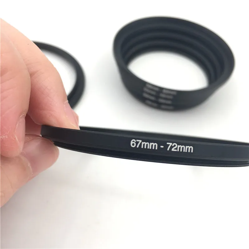9 pcs Metal Step Up Rings Aluminum Universal Lens Adapter Filter Set 37-49-52-55-58-62-67-72-77mm 
9 pcs Metal Step Up Rings Aluminum Universal Lens Adapter Filter Set 37-49-52-55-58-62-67-72-77mm