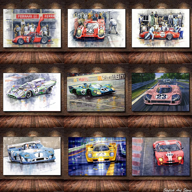 Racing Car Poster 24 Hours Of Le Mans Classic Car Supercar Canvas Painting Print On Wall Art Picture For Living Room Home Decor
Racing Car Poster 24 Hours Of Le Mans Classic Car Supercar Canvas Painting Print On Wall Art Picture For Living Room Home Decor