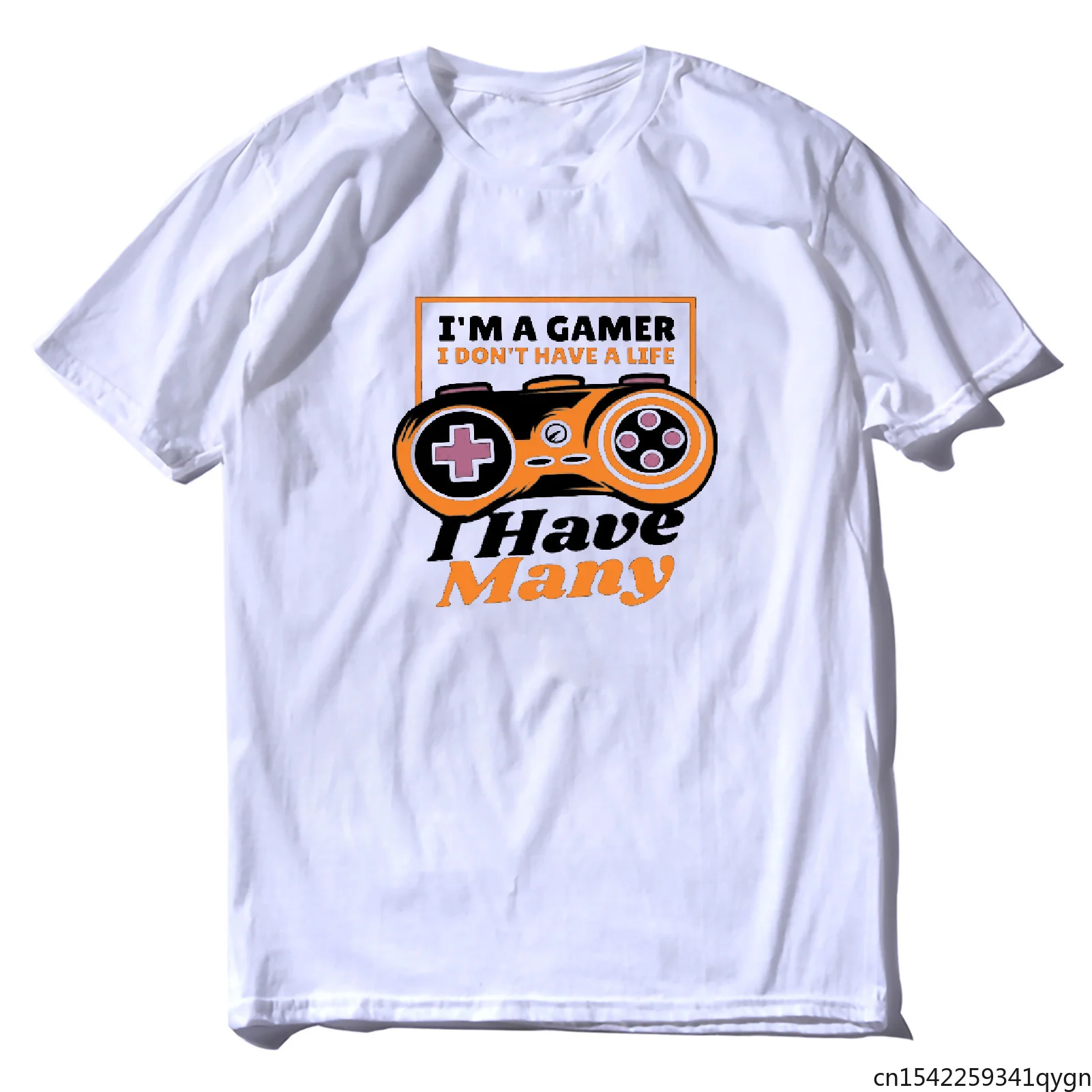 A I'm Gamer I Don't Have A Life I Have Many Vintage Funny Mens Short Sleeve Pure Crew Neck T Shirts
A I'm Gamer I Don't Have A Life I Have Many Vintage Funny Mens Short Sleeve Pure Crew Neck T Shirts
