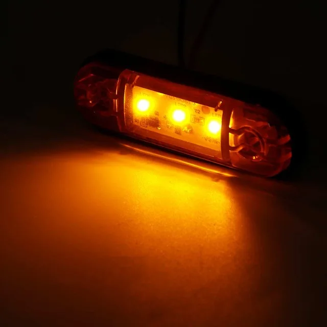 12V 24V 3 LED Side Marker Indicator Light Trailer Truck Bus Lorry Van Waterproof Side Marker Light
12V 24V 3 LED Side Marker Indicator Light Trailer Truck Bus Lorry Van Waterproof Side Marker Light