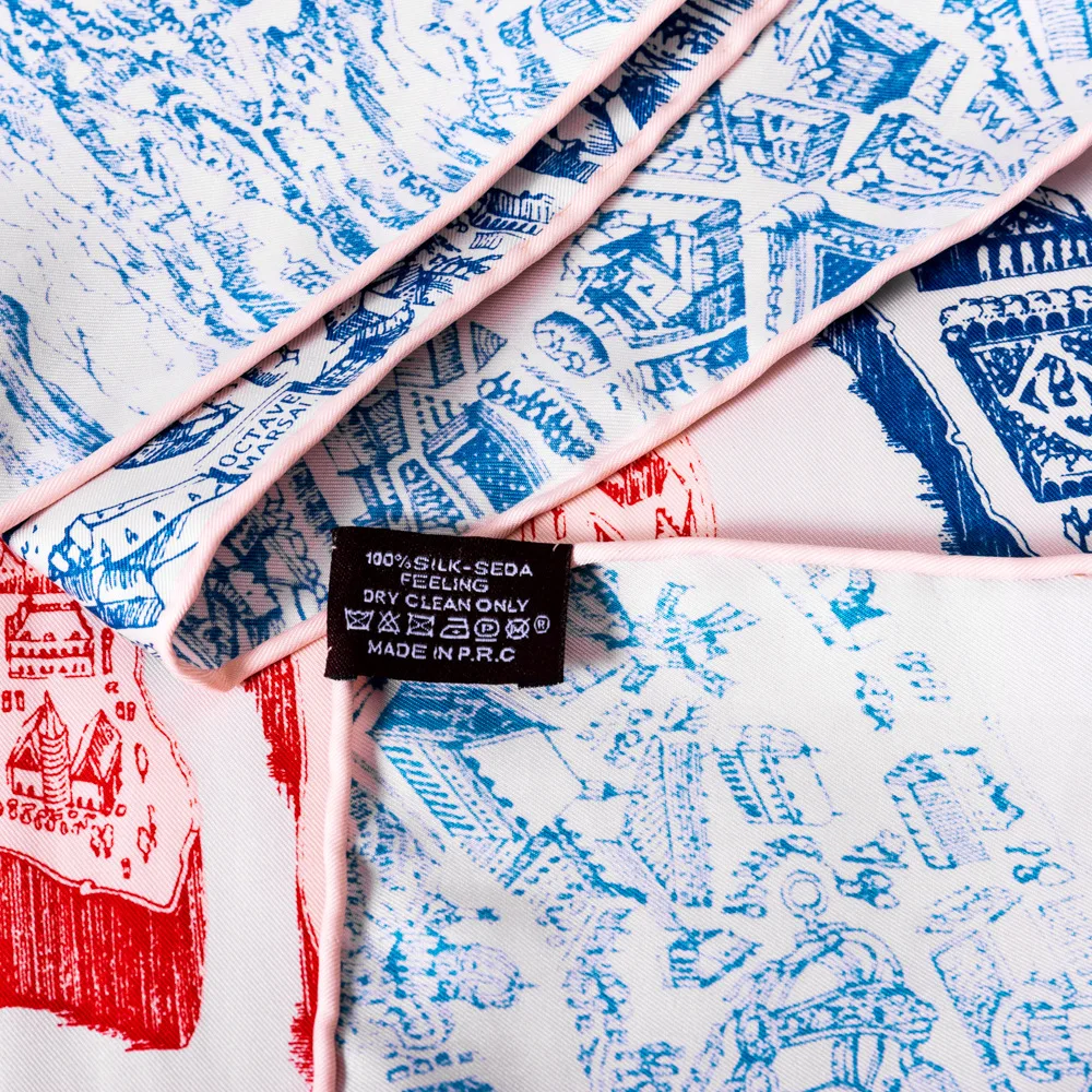 Satin Edge Scarf Women's Scarves Female Silk Shawl Hand Rolled Edge 90 Scarf Top Horse Print Neck Foulard Satin Bandana
Satin Edge Scarf Women's Scarves Female Silk Shawl Hand Rolled Edge 90 Scarf Top Horse Print Neck Foulard Satin Bandana