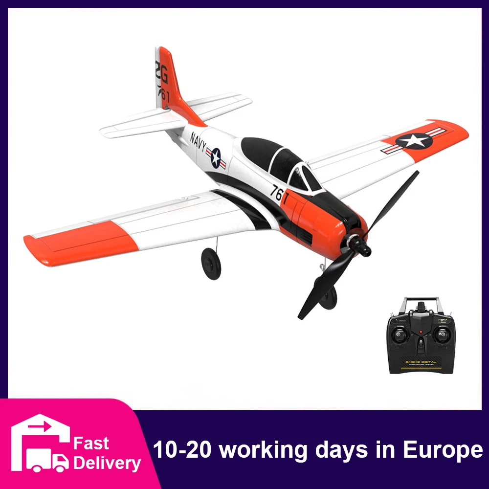 Volantex 761-9 RC Airplane 2.4GHz 6-Axis Gyro T28 Trojan RC Plane Glider EPP Trainer Warbird Fixed Wing RTF One-Key Aerobatics
Volantex 761-9 RC Airplane 2.4GHz 6-Axis Gyro T28 Trojan RC Plane Glider EPP Trainer Warbird Fixed Wing RTF One-Key Aerobatics