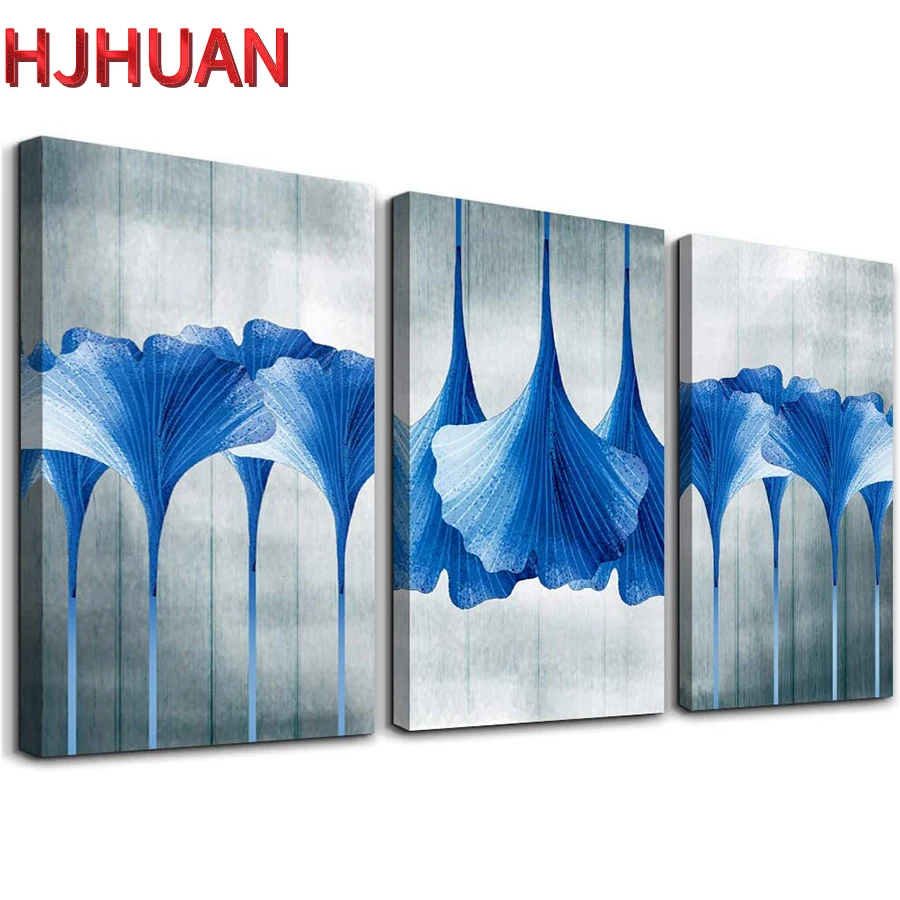 3pcs Blue ginkgo leaves full circle square drill diamond painting Mosaic cross stitch Mosaic home decoration gift wall paste
3pcs Blue ginkgo leaves full circle square drill diamond painting Mosaic cross stitch Mosaic home decoration gift wall paste