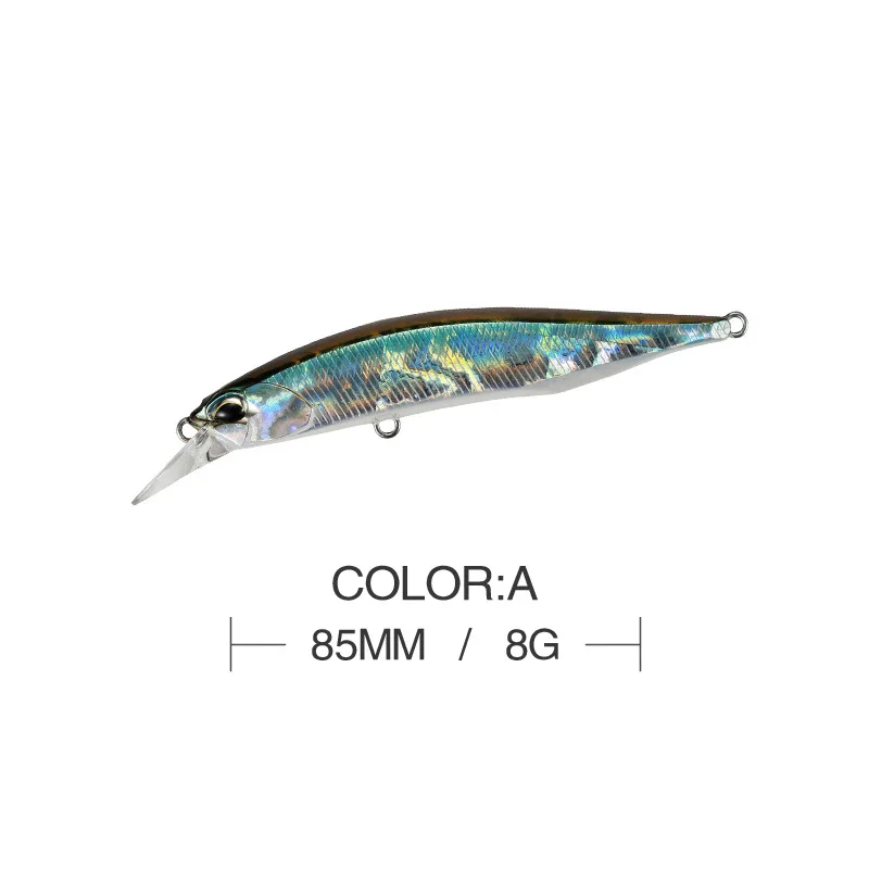 Luya bait hovering Minnow bait bait artificial bait fishing gear horsemouth white perch 85mm/8g
Luya bait hovering Minnow bait bait artificial bait fishing gear horsemouth white perch 85mm/8g