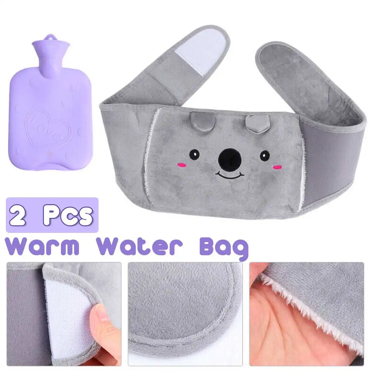 2Pcs/Set Hot Water Bottle Bag With Warm Plush Waist Cover Belt For Arthritis Therapy ( Hot Water Bottle + Waist Belt )
2Pcs/Set Hot Water Bottle Bag With Warm Plush Waist Cover Belt For Arthritis Therapy ( Hot Water Bottle + Waist Belt )
