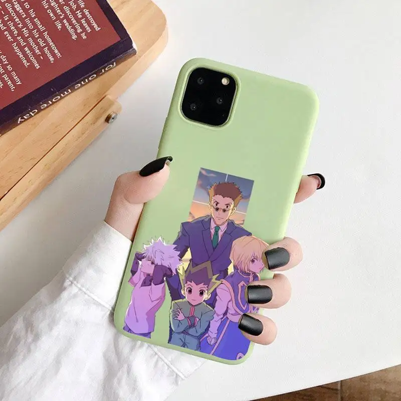 HUNTERHUNTER2 Phone Case Green Candy Color for iPhone 6 7 8 11 12 s mini pro X XS XR MAX Plus 
HUNTERHUNTER2 Phone Case Green Candy Color for iPhone 6 7 8 11 12 s mini pro X XS XR MAX Plus