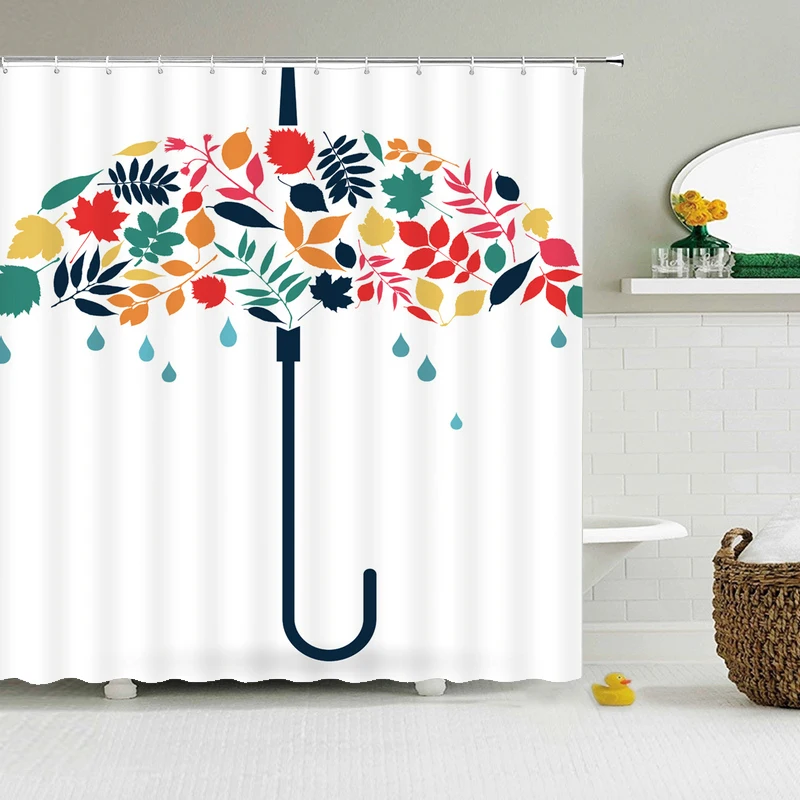 Colorful Leaves Flower Bath Screens Bathroom Shower Curtain Waterproof 3D Print Polyester Cloth Home Decor 180*200 Shower Curta
Colorful Leaves Flower Bath Screens Bathroom Shower Curtain Waterproof 3D Print Polyester Cloth Home Decor 180*200 Shower Curta