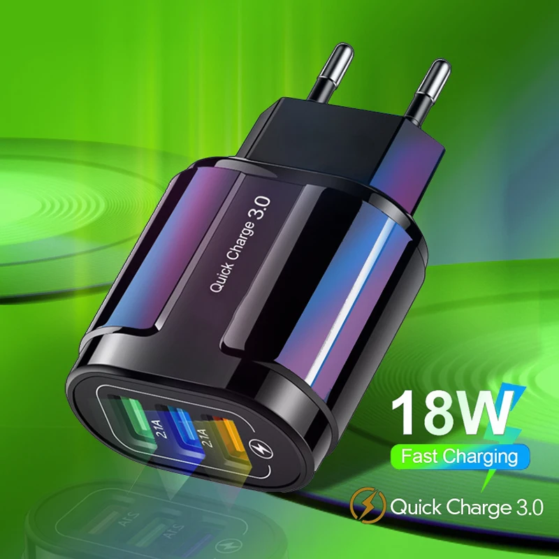 65W Quick Charge 3.0 USB Charger QC 3.0 Fast Charging EU US Plug Wall Adapter For iPhone Samsung Xiaomi Mobile Phone Charger
65W Quick Charge 3.0 USB Charger QC 3.0 Fast Charging EU US Plug Wall Adapter For iPhone Samsung Xiaomi Mobile Phone Charger