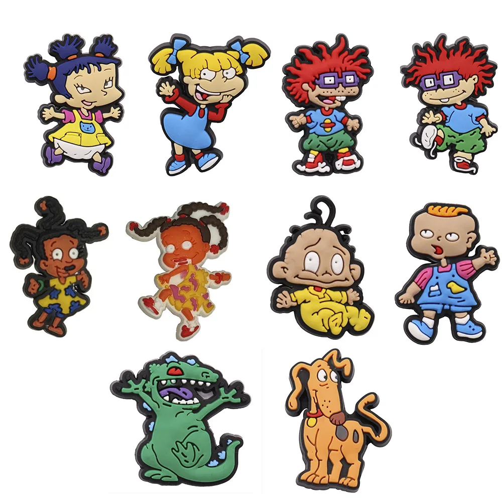 New Arrival 1pcs Cartoon Girl Shoe Charms Dinosaur Puppy Accessories PVC Shoe Buckles Fit Wristbands Birthday Present
New Arrival 1pcs Cartoon Girl Shoe Charms Dinosaur Puppy Accessories PVC Shoe Buckles Fit Wristbands Birthday Present