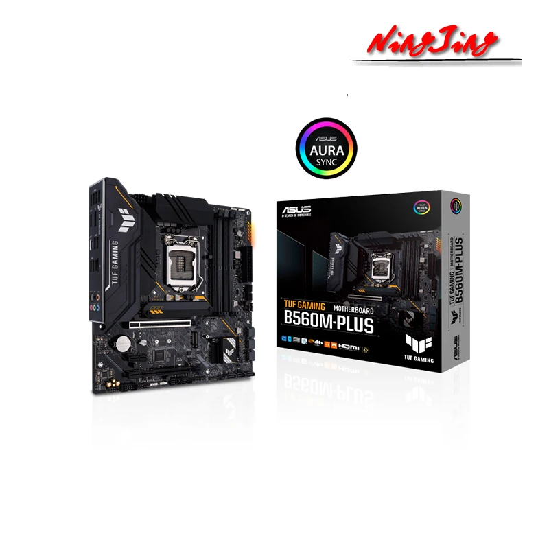 ASUS TUF GAMING B560M PLUS mATX Intel B560 5000 +(OC) 128G USB 3 2 SATA M.2 поддержка 10 / 11 gen LGA 1200 CPU материнская