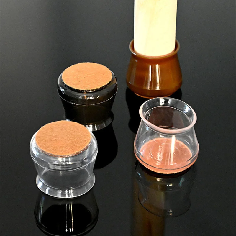 8/16pcs Non-slip chair leg cover socks with felt silicone square round end cap for table furniture feet pad Wood floor protector
8/16pcs Non-slip chair leg cover socks with felt silicone square round end cap for table furniture feet pad Wood floor protector