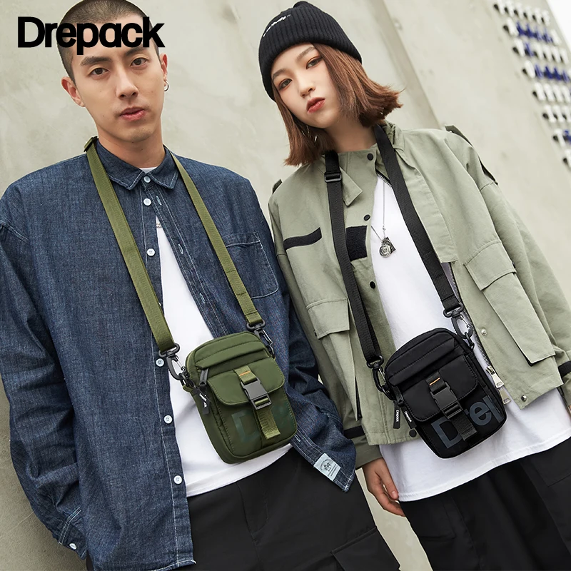 Drepack 2021 New One-shoulder Small Bag Men Fashion Trend Cross-body Small Bag Unisex Custom Waterproof Wear-resistant Bag
Drepack 2021 New One-shoulder Small Bag Men Fashion Trend Cross-body Small Bag Unisex Custom Waterproof Wear-resistant Bag