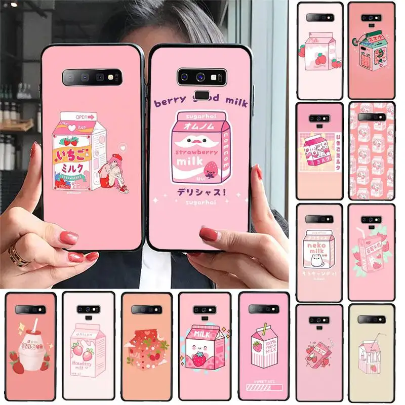 TOPLBPCS Kawaii Japanese Strawberry Milk Phone Case For Samsung Galaxy S20 S10 Plus S10E S5 S6 S7edge S8 S9 S9Plus S10lite 2020
TOPLBPCS Kawaii Japanese Strawberry Milk Phone Case For Samsung Galaxy S20 S10 Plus S10E S5 S6 S7edge S8 S9 S9Plus S10lite 2020