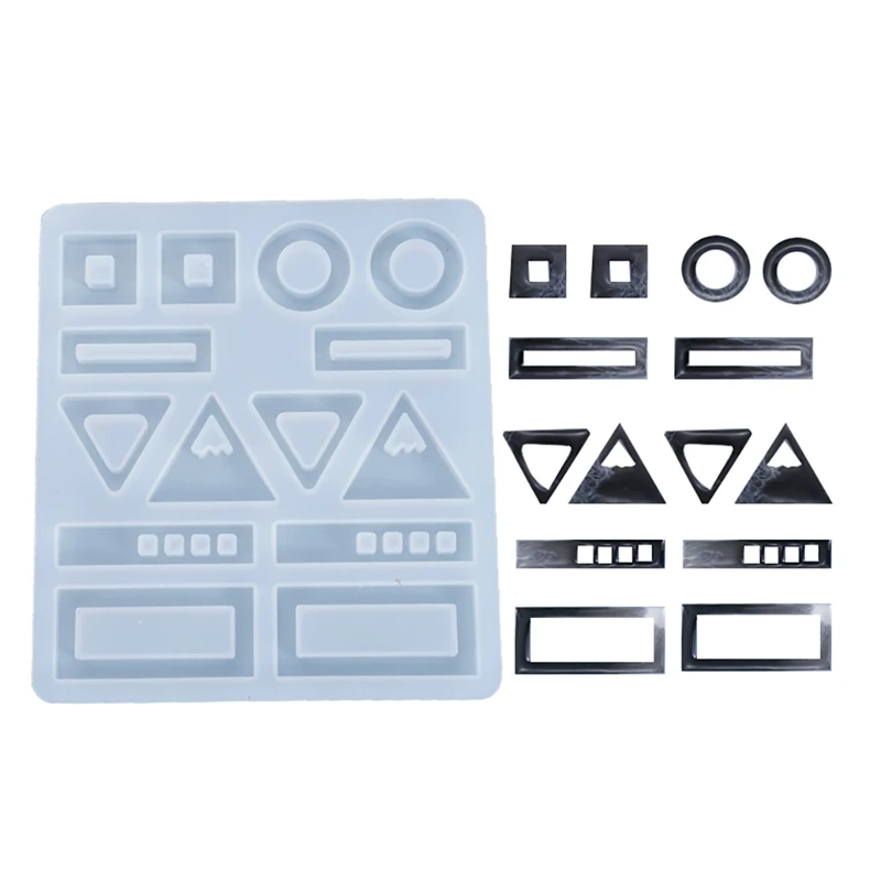 Silicone Earring Pendant Mold Epoxy Resin Silicone Mold Geometric Resin Molds Epoxy Resin Crafts DIY Jewelry Making Tools
Silicone Earring Pendant Mold Epoxy Resin Silicone Mold Geometric Resin Molds Epoxy Resin Crafts DIY Jewelry Making Tools