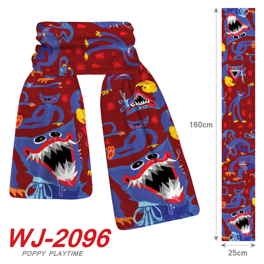 Game Poppy Playtime Scarf Huggy Wuggy Autumn Winter Warm Scarves Teenager Cartoon Print Casual Cosplay Muffler Christmas Gift
Game Poppy Playtime Scarf Huggy Wuggy Autumn Winter Warm Scarves Teenager Cartoon Print Casual Cosplay Muffler Christmas Gift
